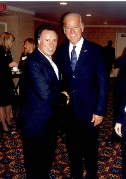 Amato Berardi with Vice President Elect JOE BIDEN.